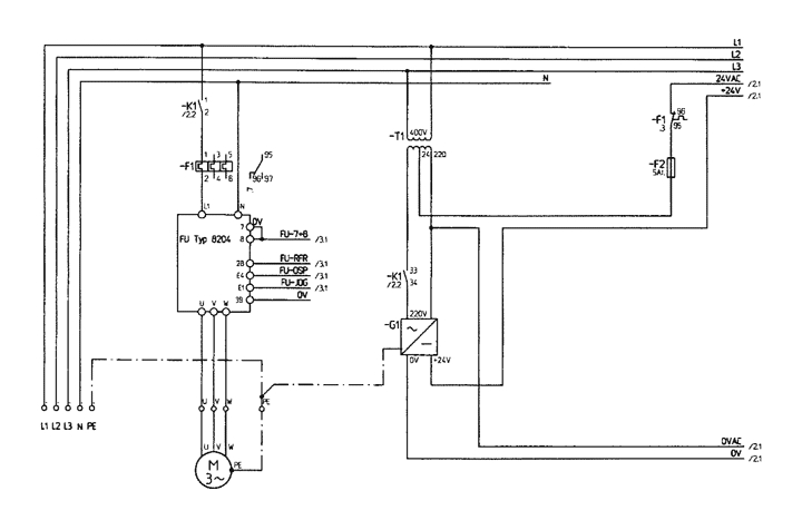 Stromschema P40/500 SE 1/4